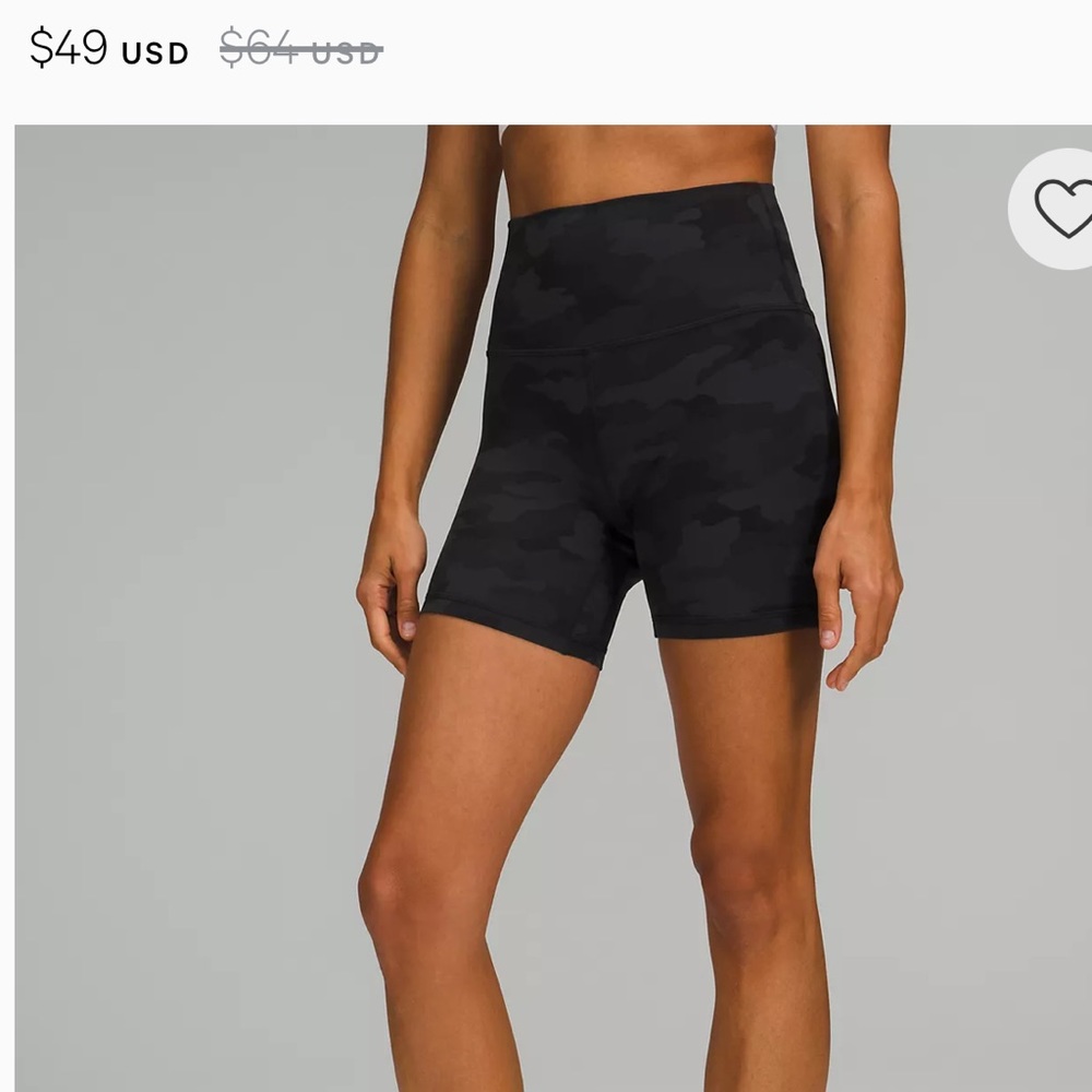 Lululemon Align HR Short 6” size 10